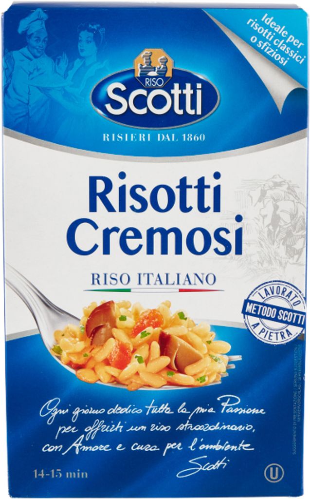 Scotti Risotti Cremosi włoski ryż risotto 800g Zdjęcie produktu 