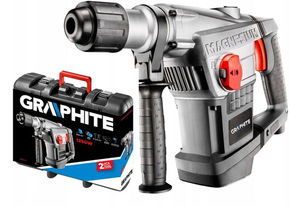 Graphite 58G874, SDS Max, 4 cm, 450 RPM, 10 J, 2800 BPM, AC Produktbild 