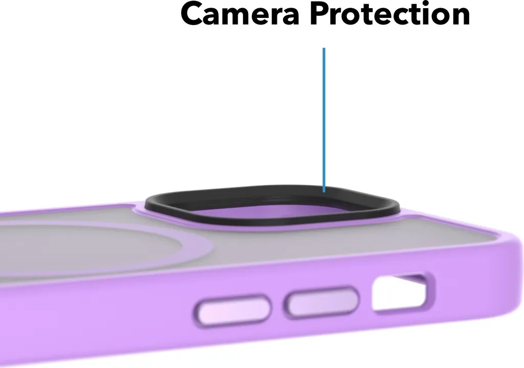 Étui de protection iPhone 13 Mini finition mate et MagSafe Violet - 2