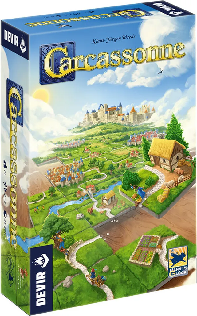 Jeu de société Carcassonne Devir BGCARCAS2 Édition Multicolore Taille Unique - 3
