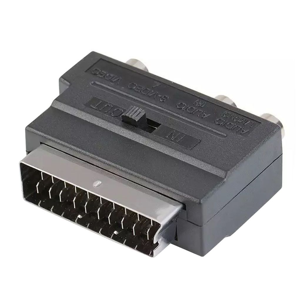 ORSEM Scart auf 3x Cinch Buchsen IN/Out Umschalter + Produktbild 6