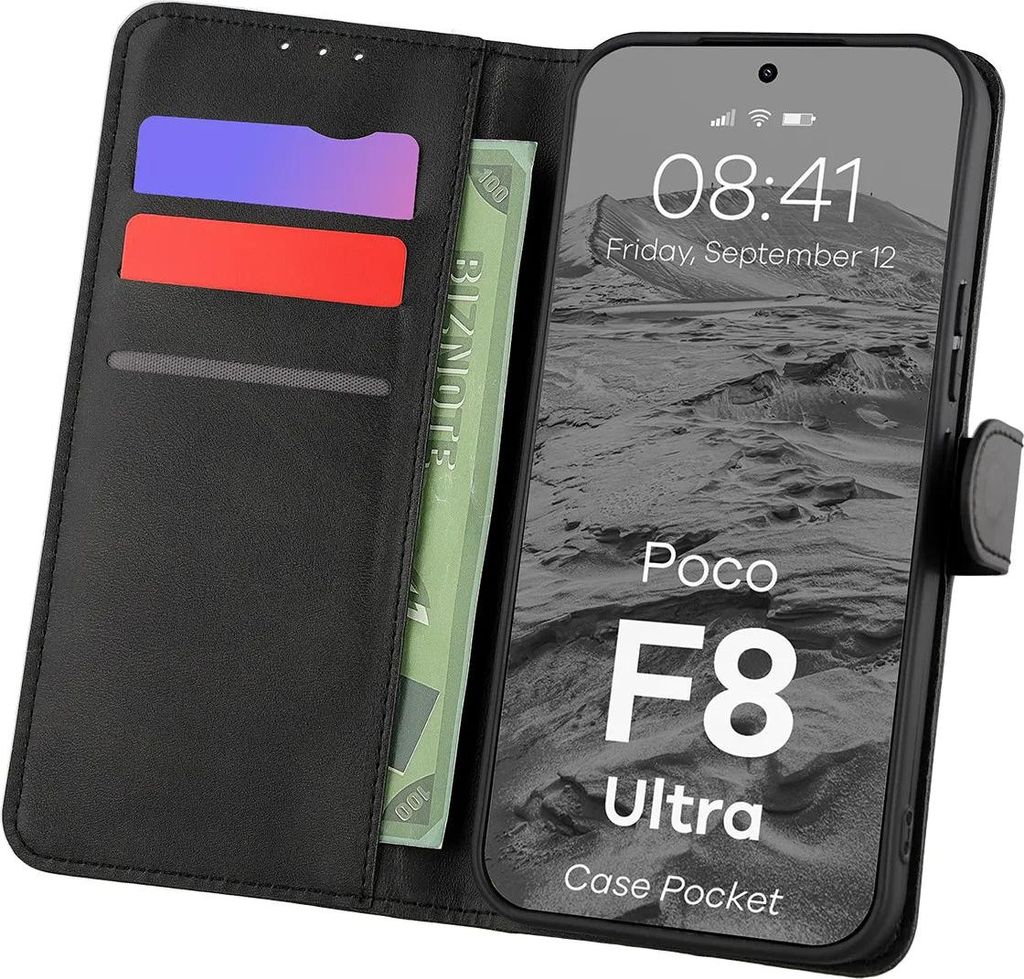 Handyhülle mit Klappe für Xiaomi POCO F8 Ultra, Bizon Case Produktbild 