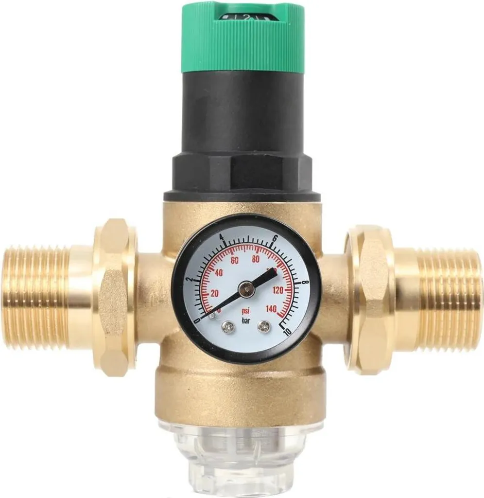 Vanne d'eau régulatrice de pression en laiton massif raccord G/NPT