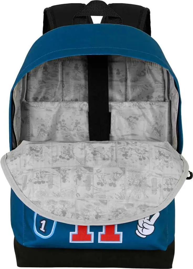 Sac à dos adaptable Disney Mickey Class 44cm pour chariot scolaire