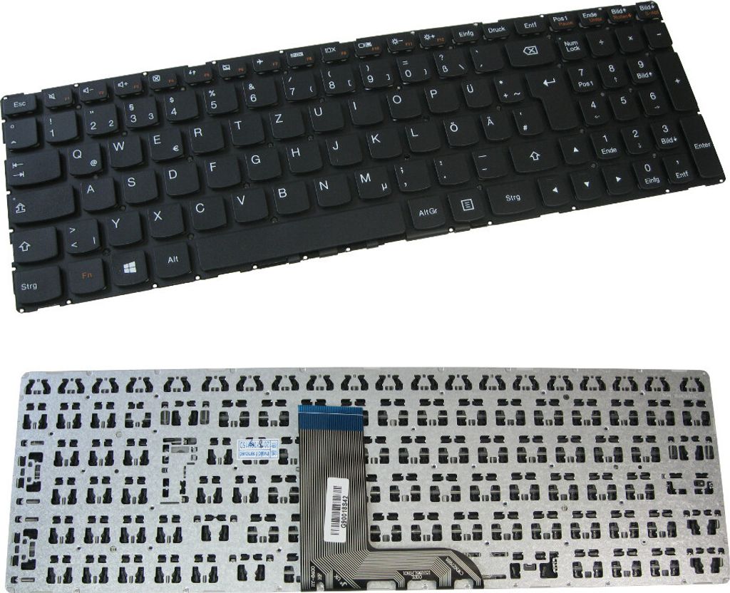 Trade-Shop Original Laptop Tastatur / Notebook Keyboard Deutsch QWERTZ für Lenovo IdeaPad 700 700-15 700-15IFI 700-15ISE 700-15ISK 700S-15 Xiaoxin...