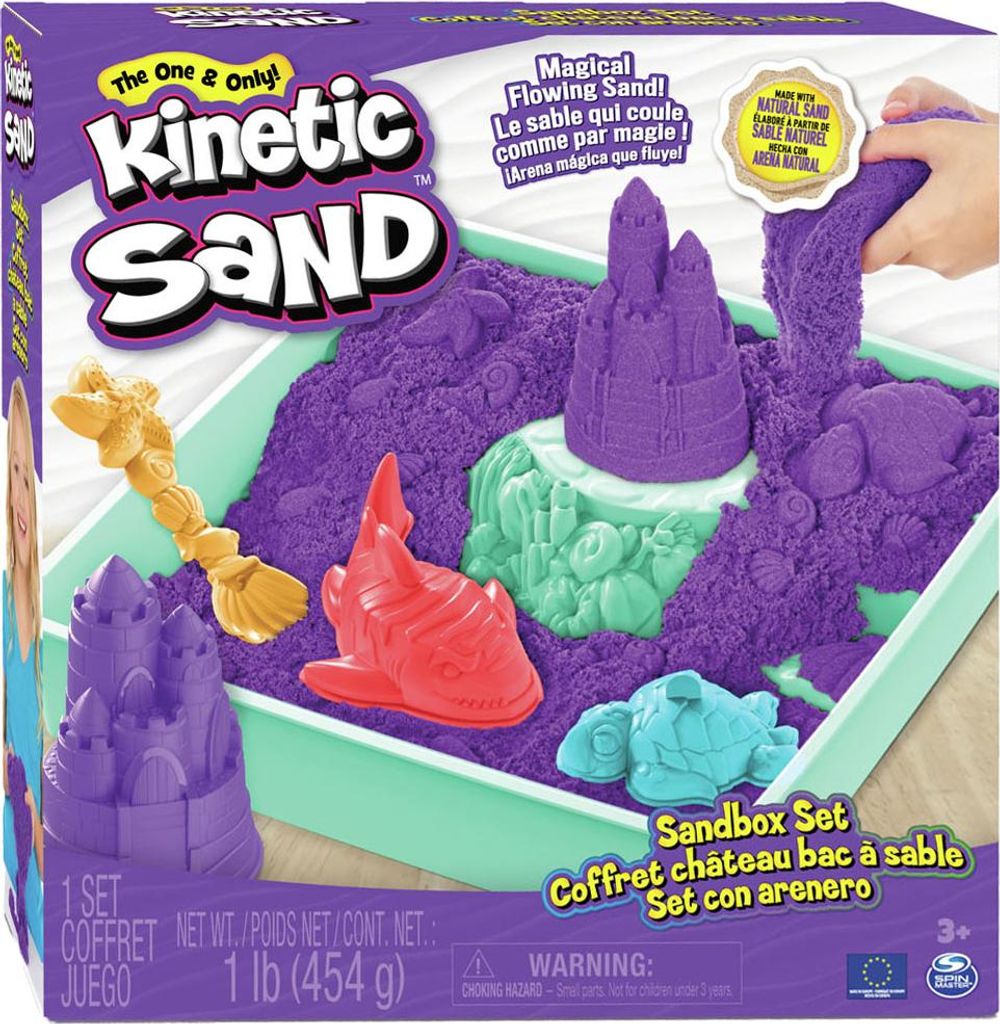 Kinetic Sand - Bac à sable violet Image du produit 