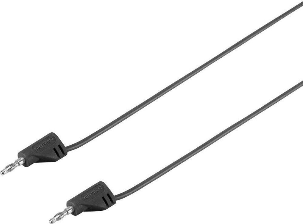 VOLTCRAFT MSB-200 Messleitungs-Set Lamellenstecker 2 mm Lamellenstecker 2 mm 12 St.