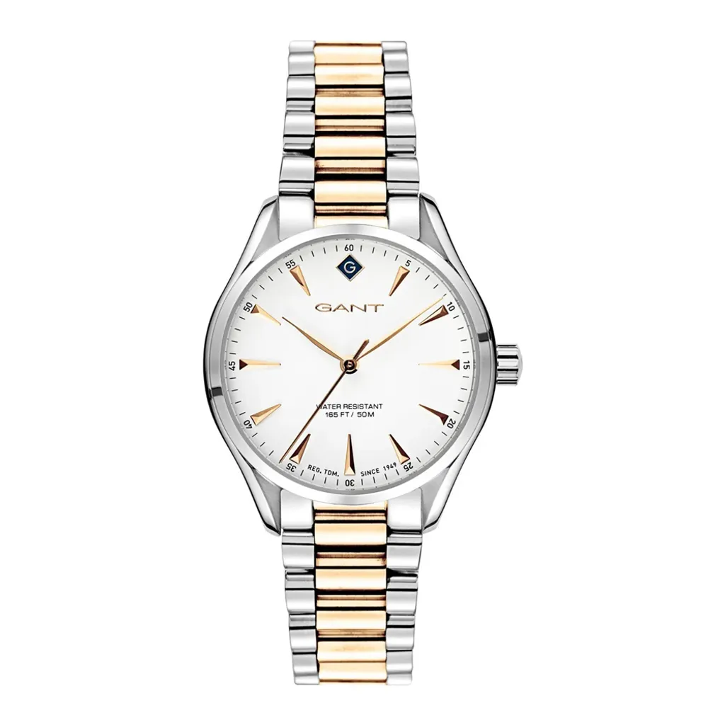 Montre Gant Sharon G129004 Étanche avec Cadran Bleu et Bracelet Acier