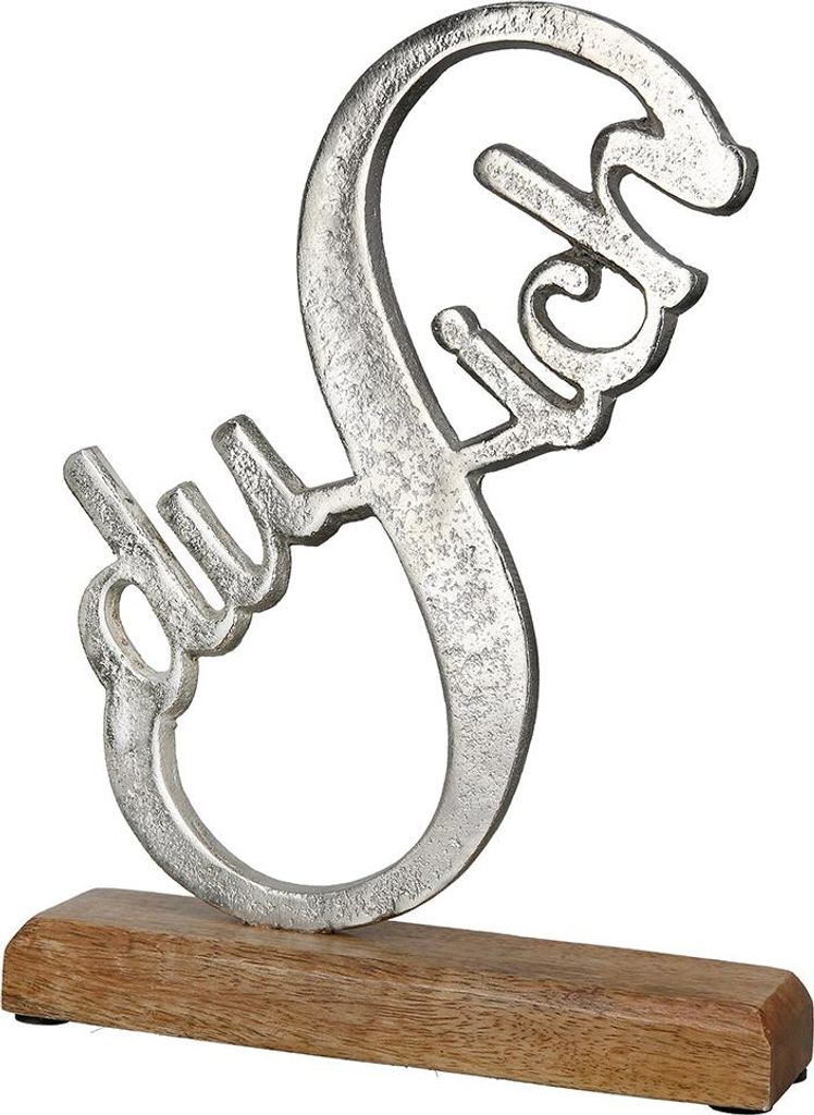 Gilde Alu Skulptur "Du und ich" VE 6 51281