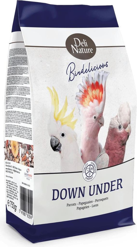 Deli Nature Birdelicious Papageien Down Under 750G Produktbild 