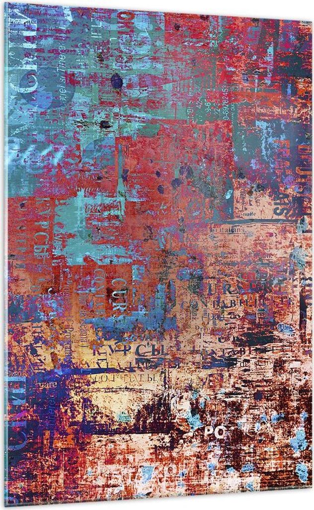 Bilder auf glas - Einteilig - Graffiti modern - 70x100cm - Produktbild 