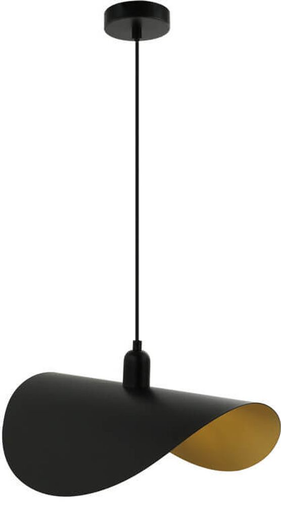 HOME DELUXE designové závěsné světlo RONA - černá/zlatá | Obrázek produktu 