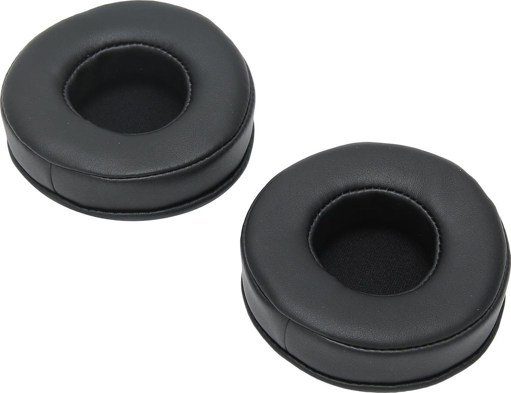 Ohrpolster, Universal 80mm Kopfh?rer Kissenhlle, Stereo Headset Pads Ersatz, Aus Schwamm und Kunstleder, Schwarz