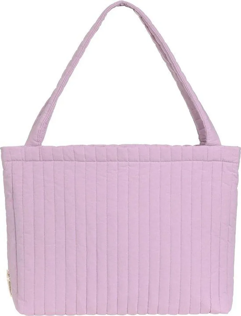 Sac filet de poussette coton lavande - Rangement souple pour parents