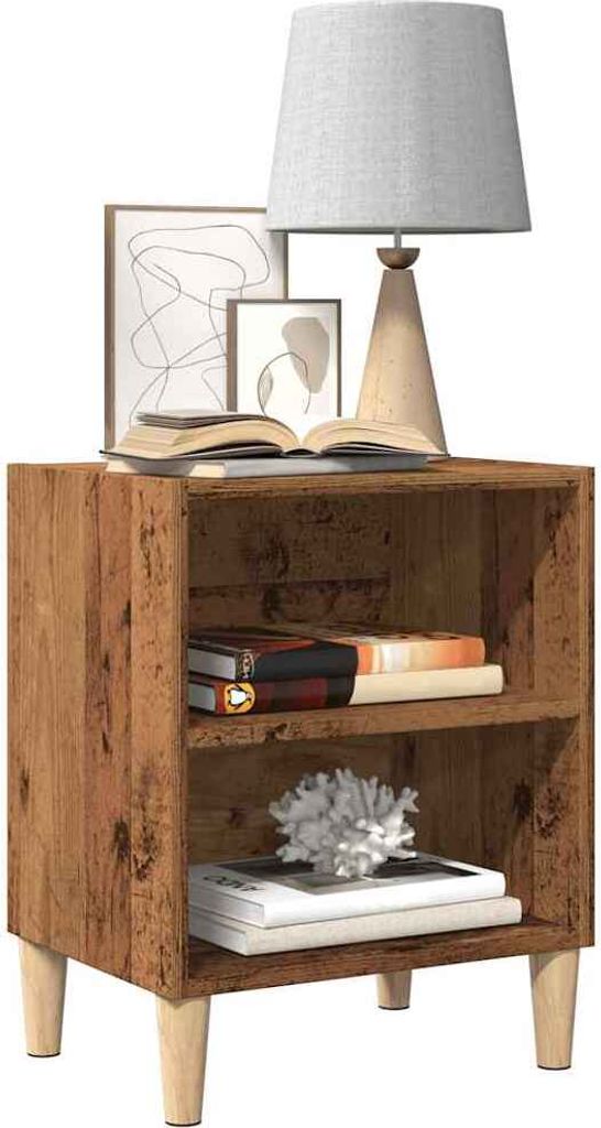 vidaXL Nachttisch Altholz-Optik 40x30x50 cm Holzwerkstoff