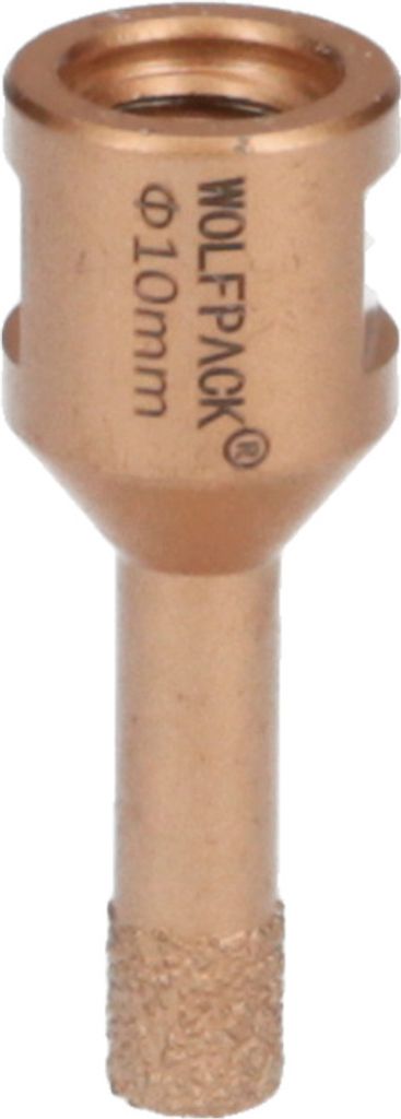 Diamantkrone für Schleifer Ø 10 mm. M14-Gewindeanschluss. Trockenschnitt