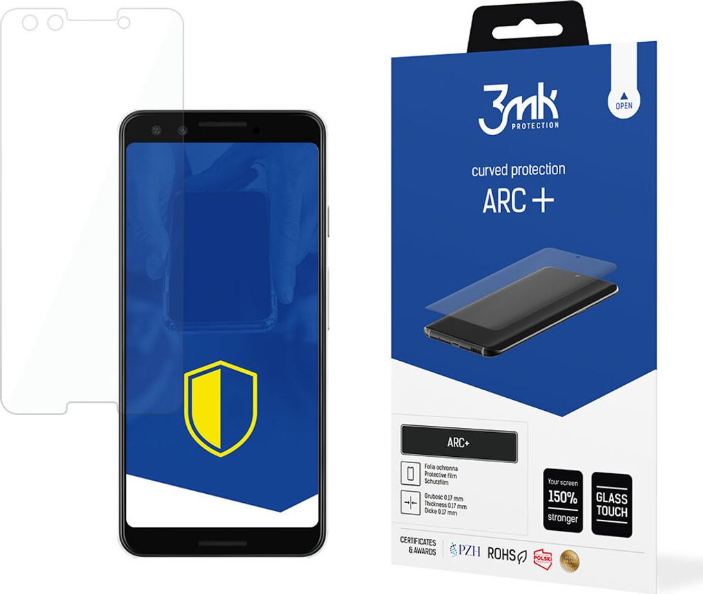 3mk Display Schutzfolie ARC+ für Google Pixel 3 0,17mm Self-Heal