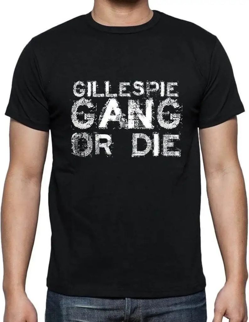 Herren Grafik T-Shirt Gillespie-Familienbande – Gillespie Family Gang – Öko-Verantwortlich Vintage Jahrgang Kurzarm Lustige Druck Geburtstag G...