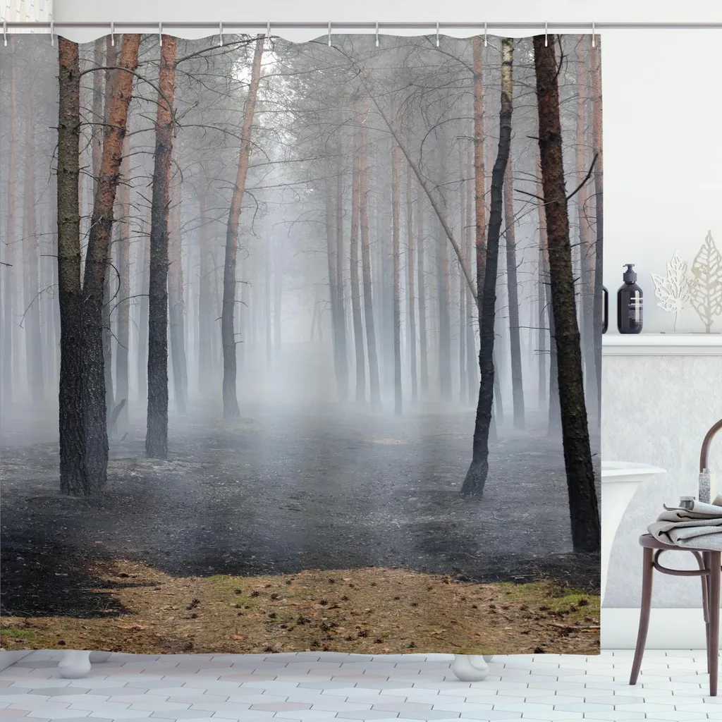 Tenda Bagno Foresta ABAKUHAUS 175x240 - Qualità e Stile Italiano
