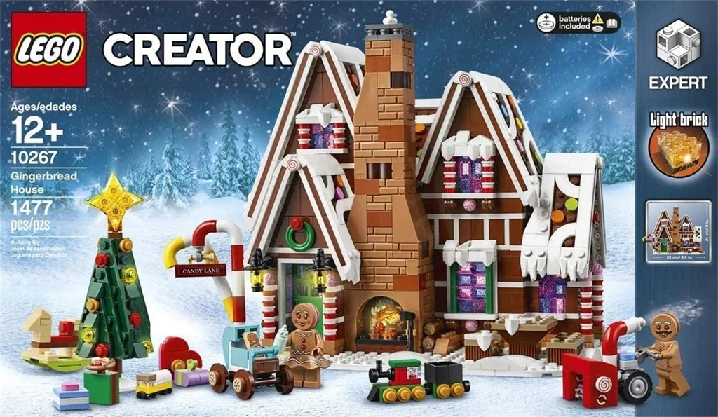 LEGO 10267 Maison en pain d'épice : Activité Créative et Déco Hivernale