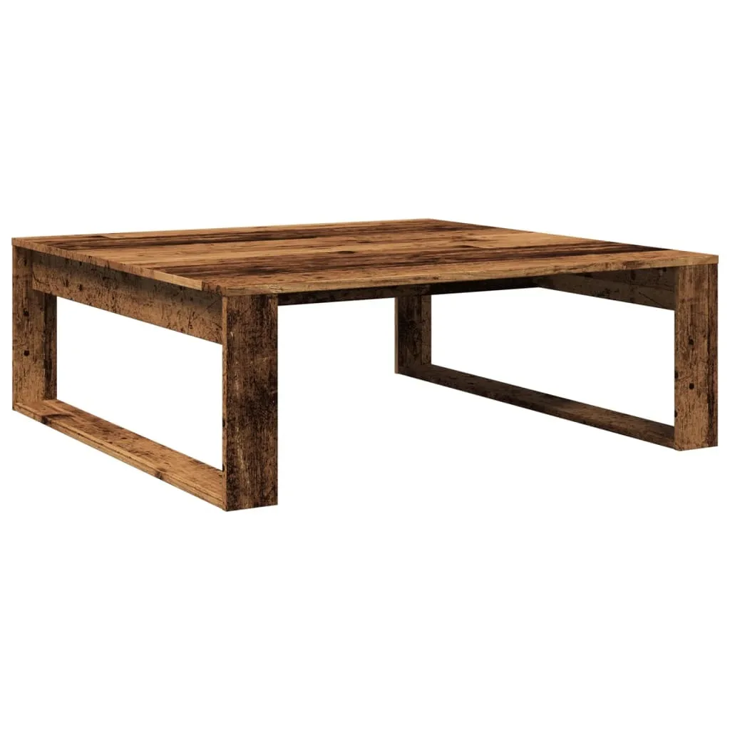 Tavolino da Caffè 100x100 SYFAX™ Legno Antico - Arredo Living Moderno