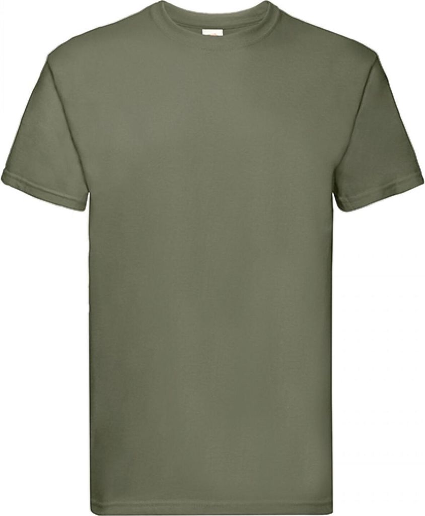Fruit of the Loom 61-044-0 | Super Premium Herren T-Shirt - Farbe: Classic Olive - Größe: L