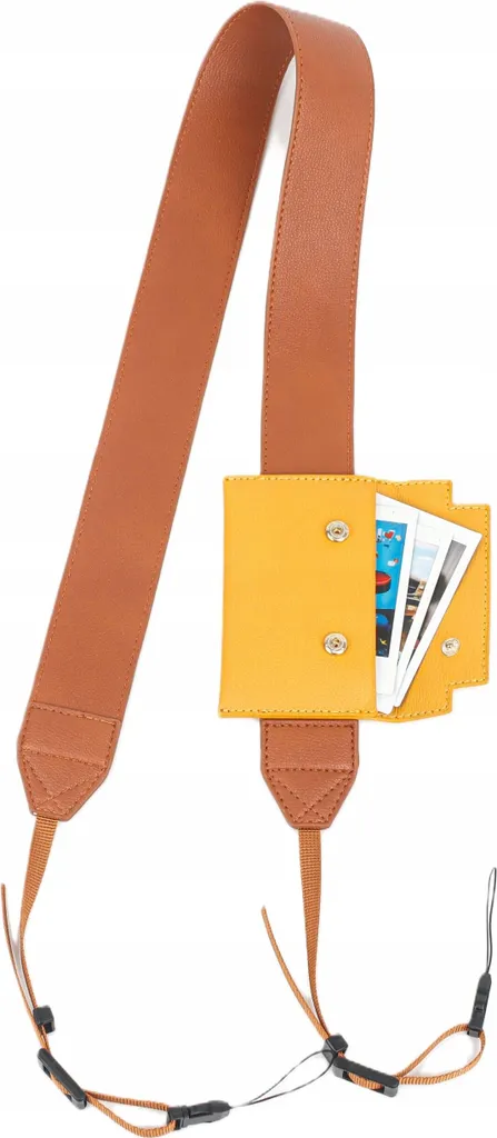 Custodia Ecopelle Marrone per Instax Mini 12 11 EVO - Accessorio Chic