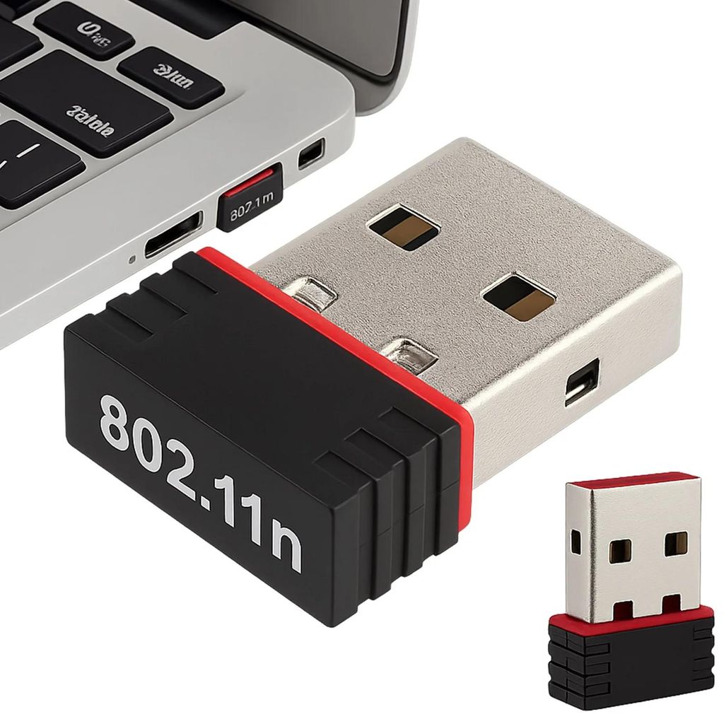 Karta sieciowa adapter WiFi USB 150Mbps 2,4GHz nano mini Zdjęcie produktu 