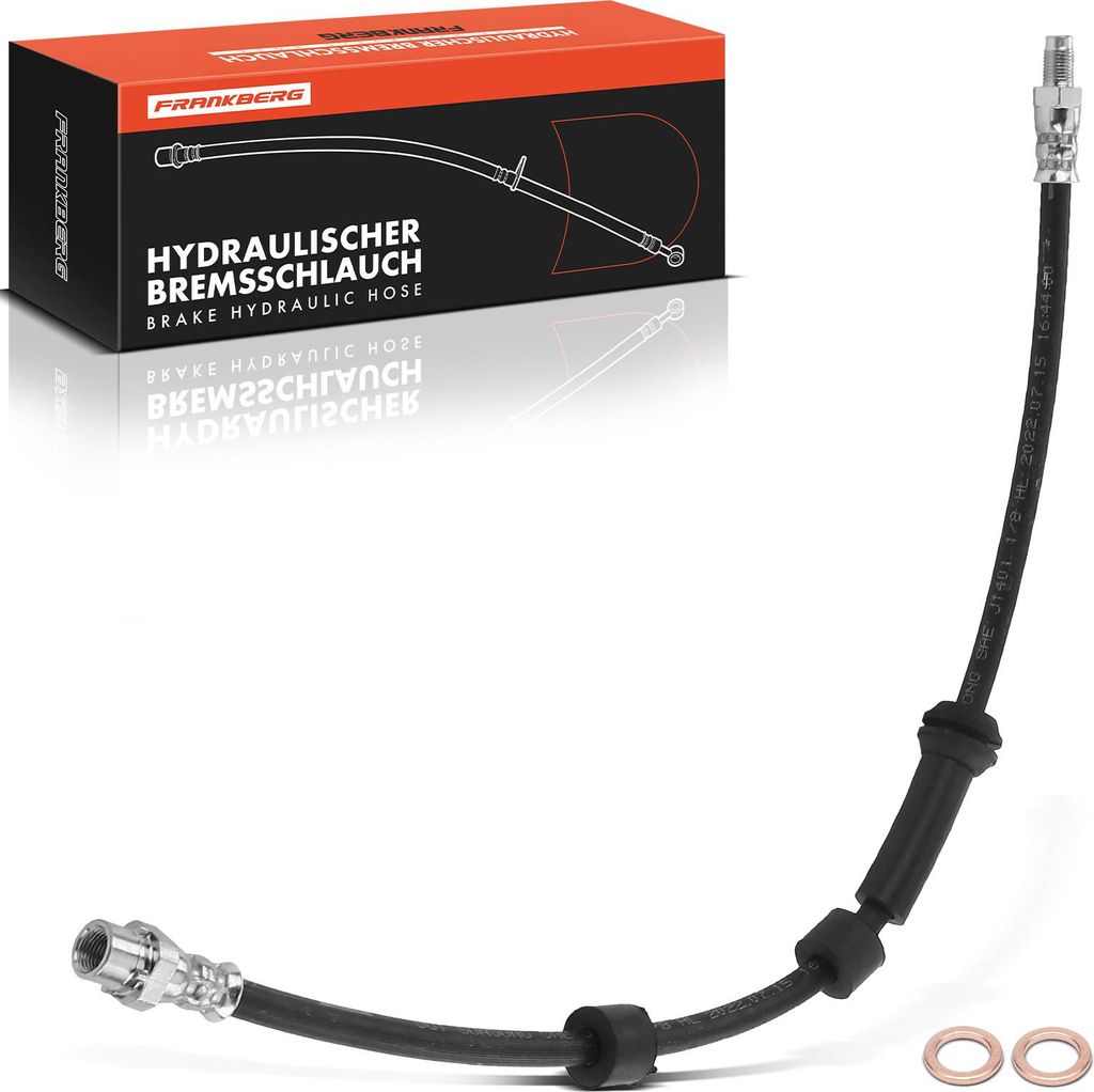 Frankberg 1x Bremsschlauch Bremsschläuche Vorderachse Links oder Rechts für BMW 1er E82 M 3er E90 E92 E93 M3 2007-2013