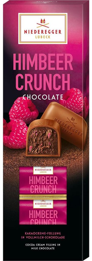 Niederegger Himbeer Crunch Chocolate Pralinen 100g Produktbild 