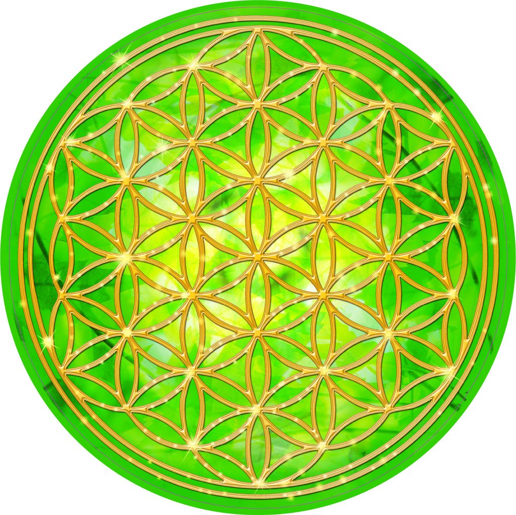 Kiwistar Blume des Lebens - Baum WANDTATTOO in 6 Größen - Wandaufkleber - Dekoration für Kinderzimmer Schlafzimmer Wohnzimmer Küche Badezimmer