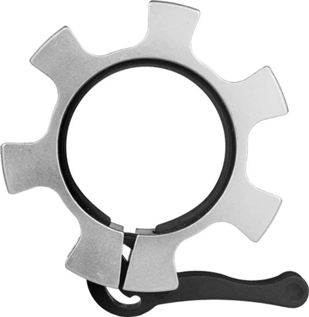 Collier de serrage à double mâchoire argent - Fixation renforcée x2 - 3