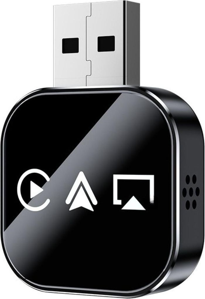 INF Kabelloser CarPlay/Android Auto Adapter Q1AS – 3-in-1 Apple Mirroring