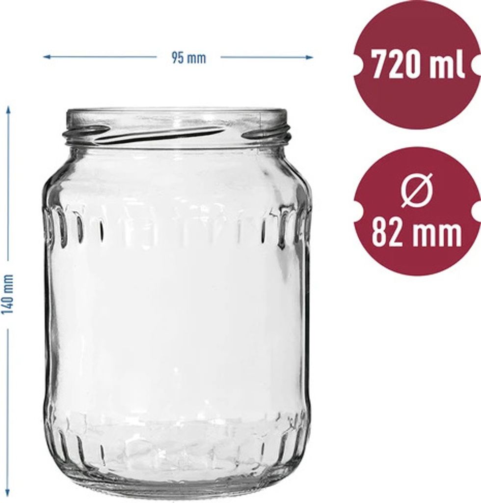 Einmachgläser 720ml TWIST 82 (8 Stück) Produktbild 2