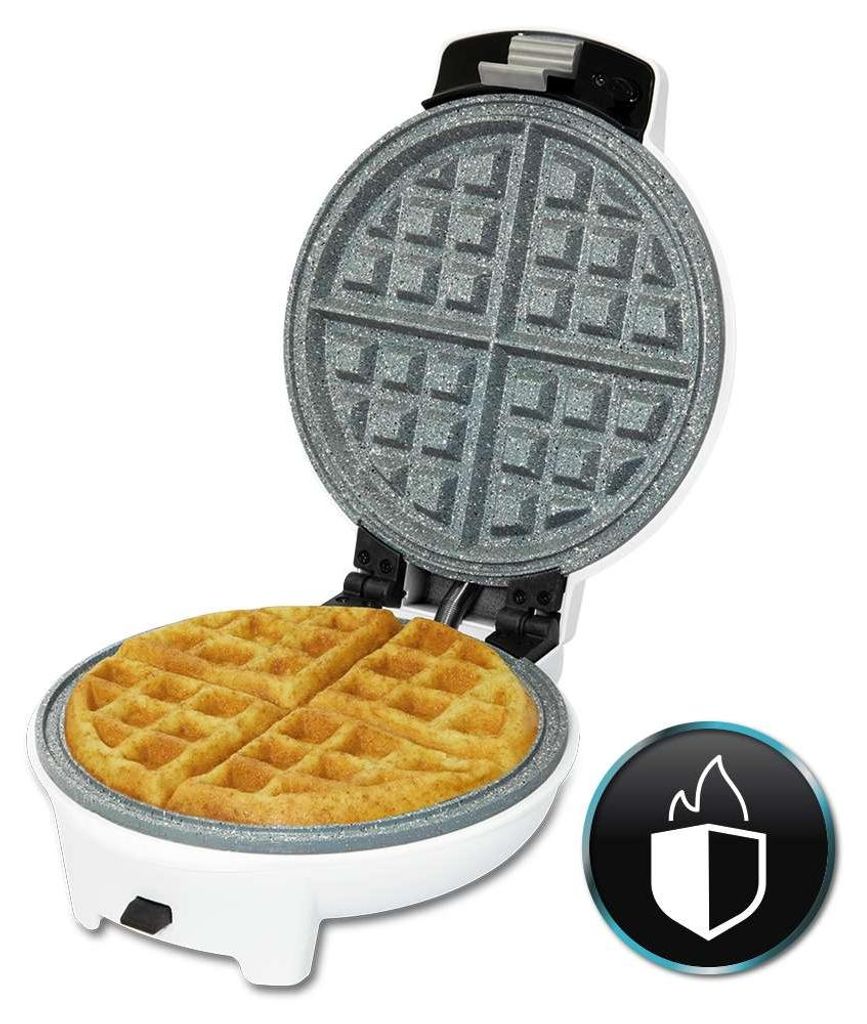 Cecotec 08005, 4 wafels, Rechthoekig, Wit, 700 W, Productafbeelding 