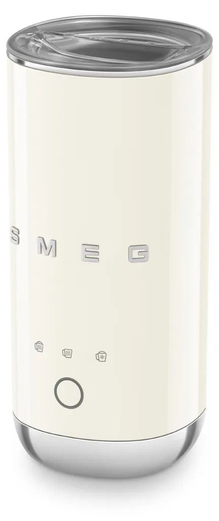 Émulsionneur Smeg MFF02CREU 0.18L induction crème en acier inoxydable