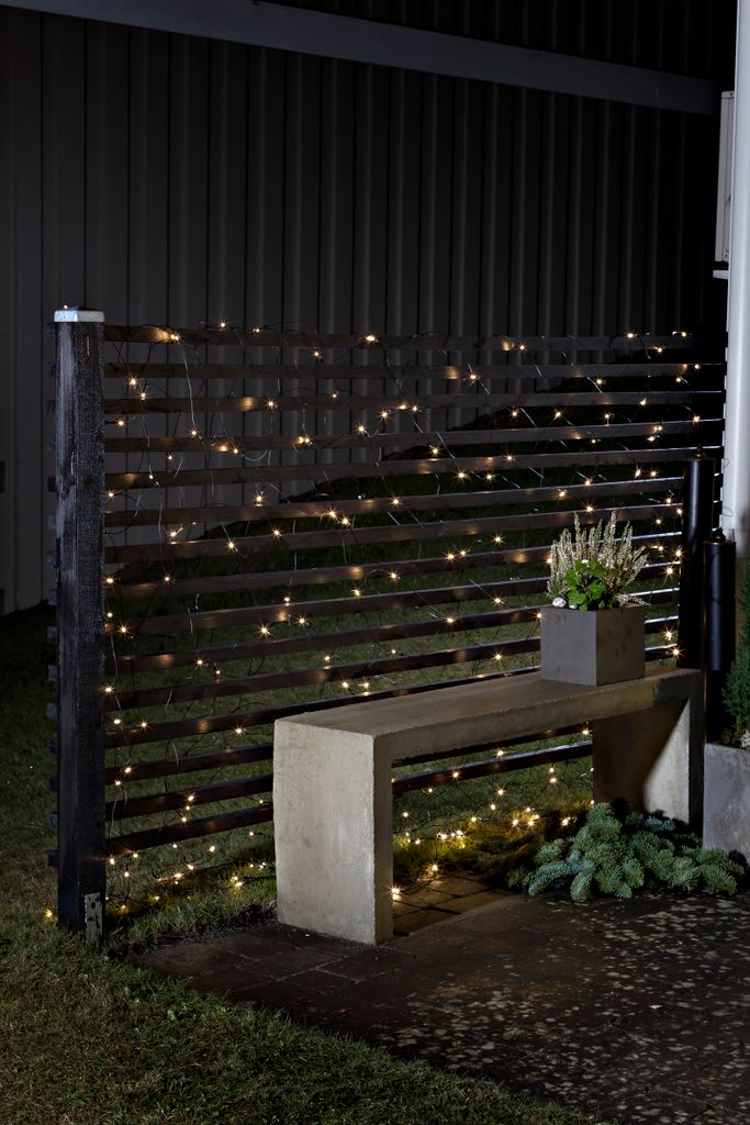 Konstsmide LED Lichterkette 20 LEDs, Batteriebetrieben Mit Timer & Dämmerungssensor – IP44