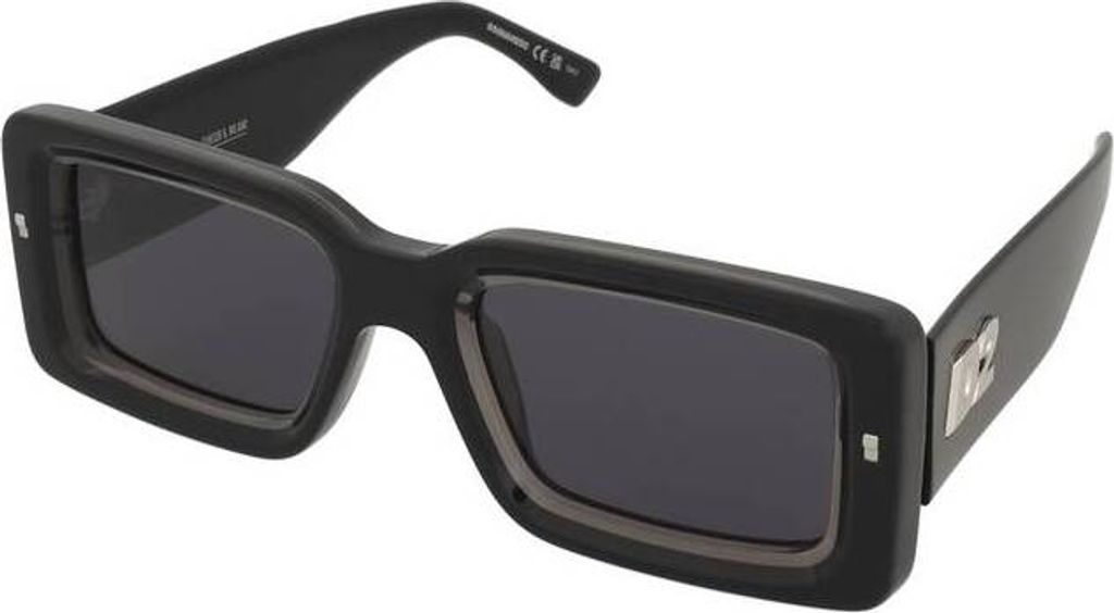 Dsquared2 D2 0142/S BLACK GREY/GREY 52/20/145 Herrenbrillen Sonnenbrillen