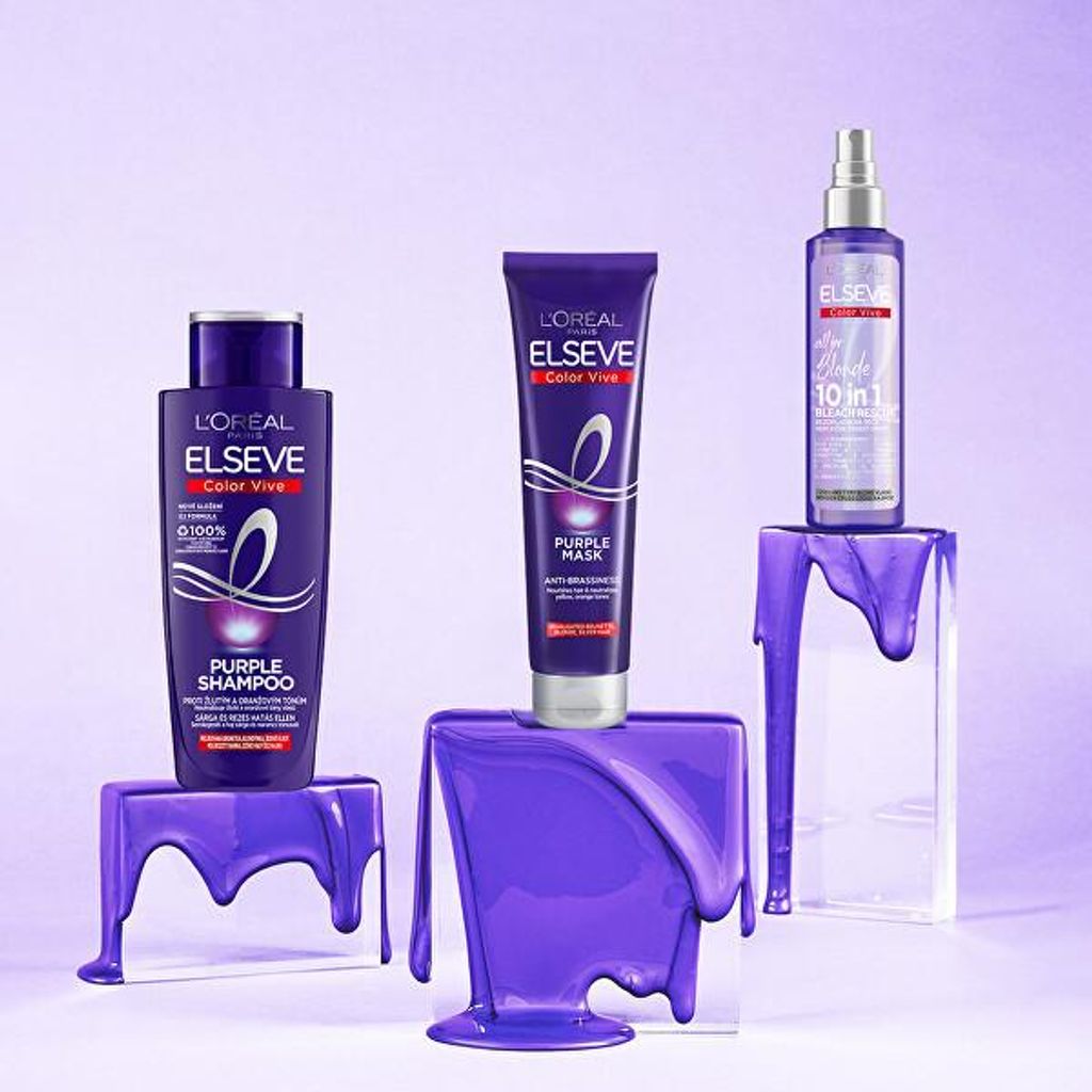 Spülungsfreie Pflege für blondes Haar Color Vive Purple All For Blonde 10 in 1 (Spray) 150 ml