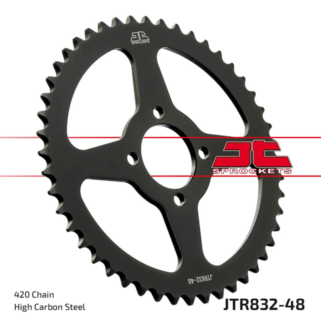 JTSPROCKETS Kettenrad JTR832.48 Hinten Kohlenstoffstahl