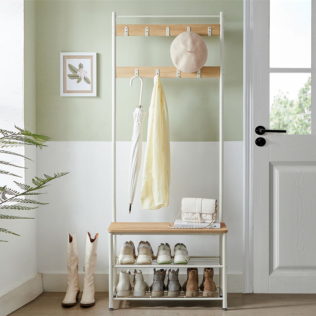 VASAGLE Garderobenständer, Garderobe, Kleiderständer, mit Produktbild 