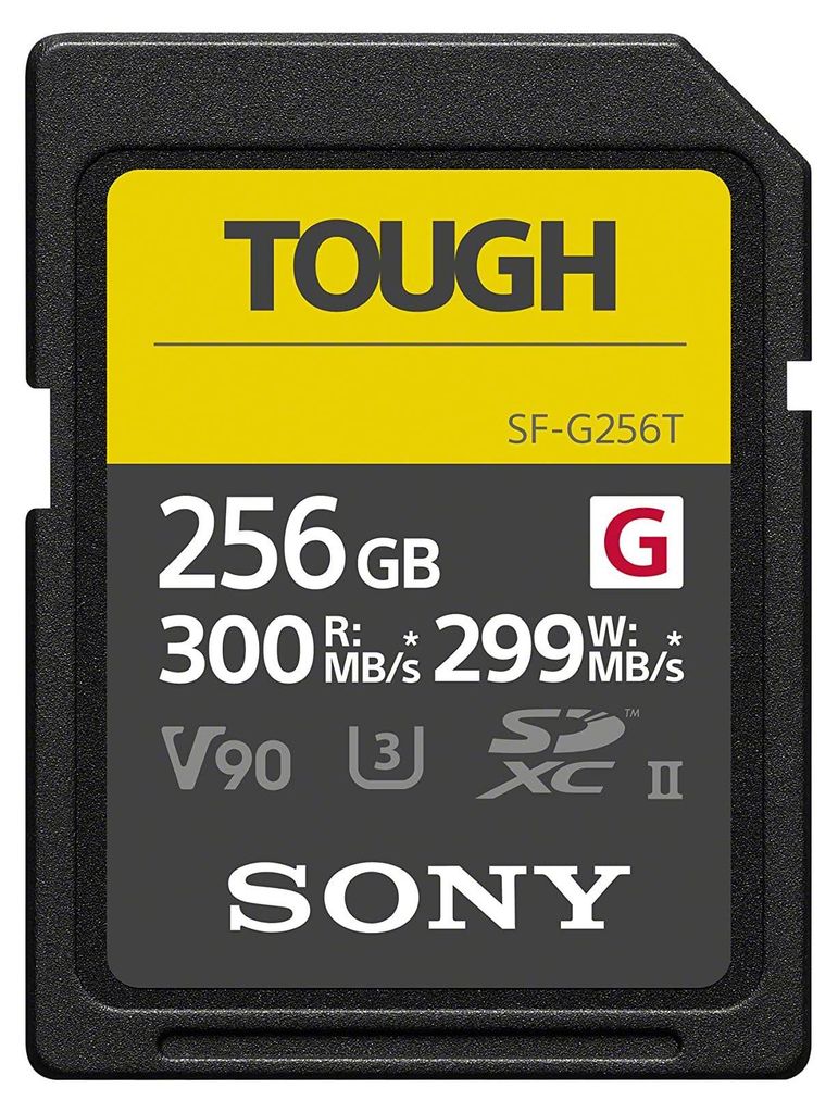 SONY Tough SD-Karte 256 GB R300/W299 SF-G256T/T1 Produktbild 