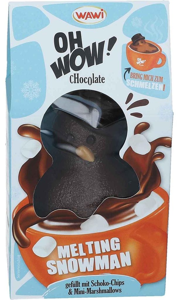 OH WOW! Chocolate Melting Snowman Schoko-Chips 75g Produktbild 