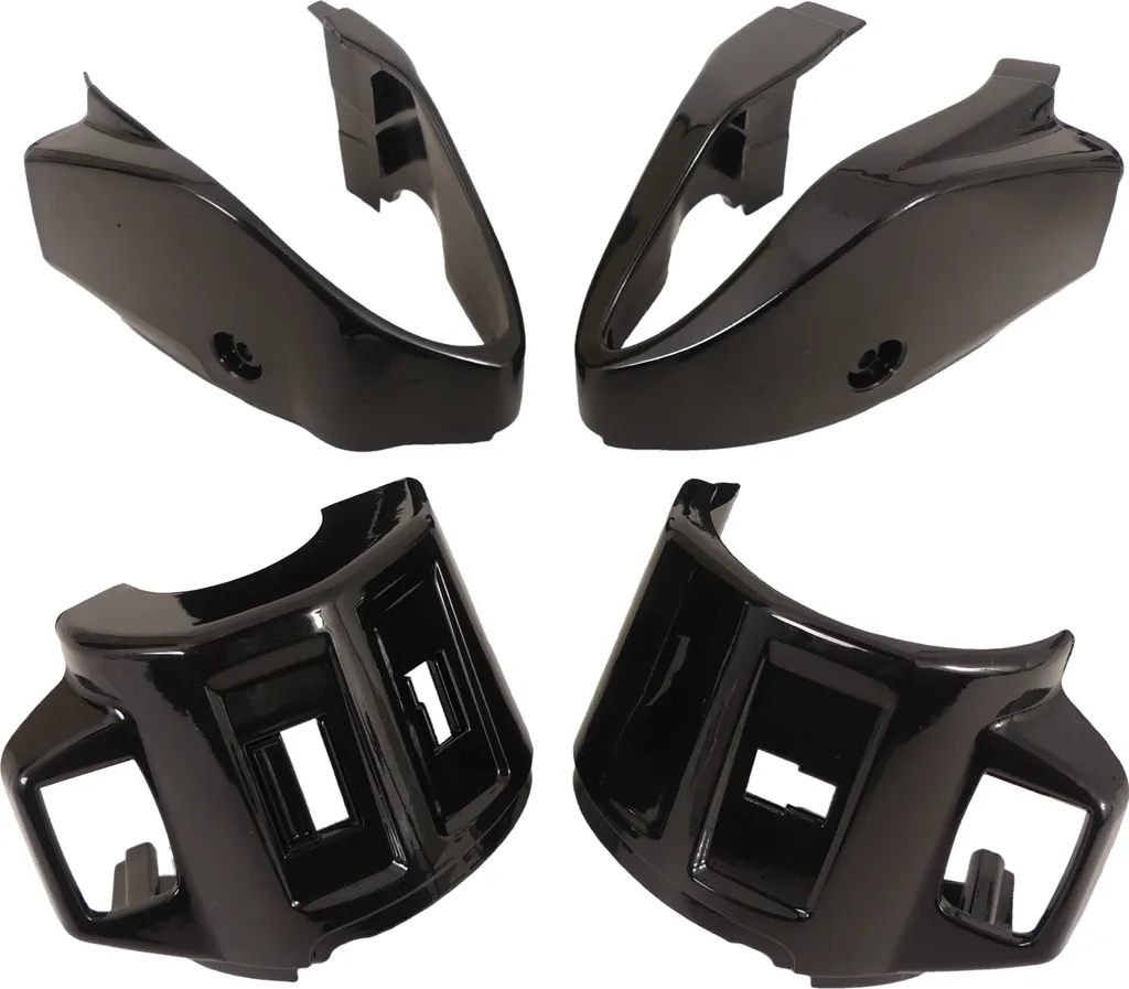 Set Coperture Manubrio Vespa Primavera Sprint Nero Lucido L+R