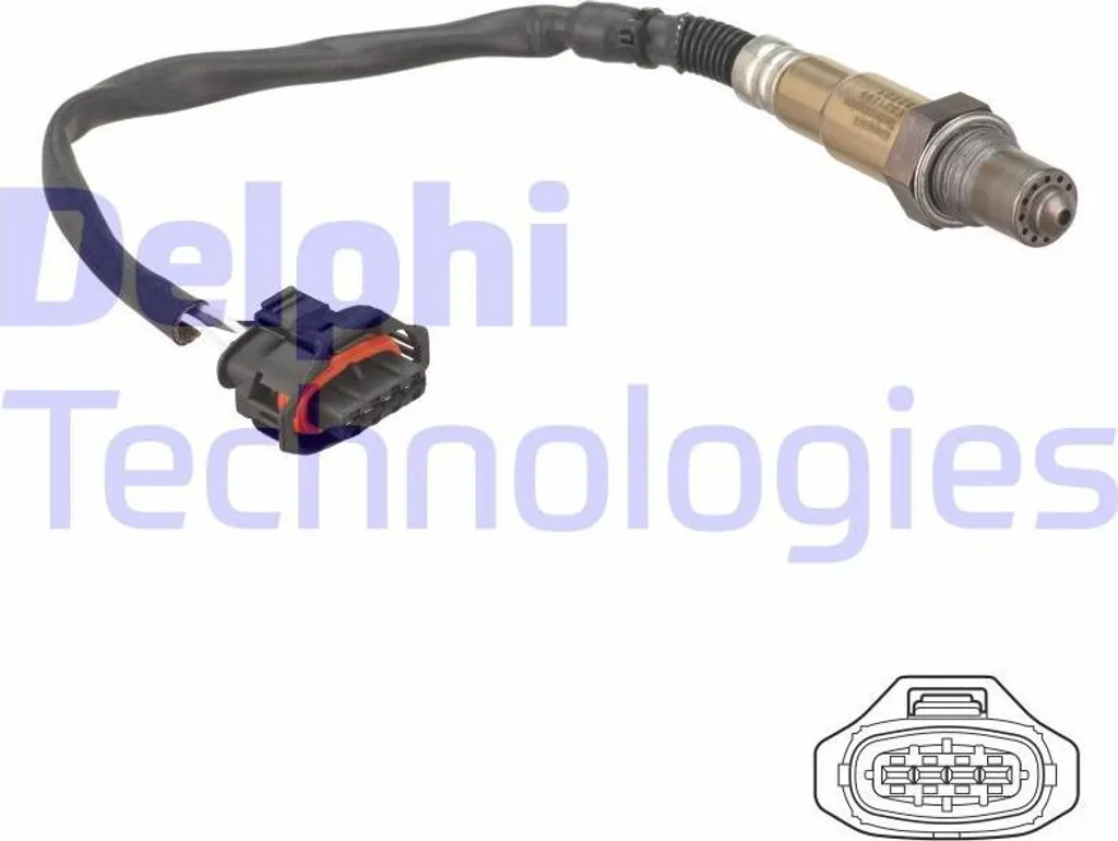 Sonde Lambda Delphi pour corriger Voyant Moteur et Pollution Opel 55566746