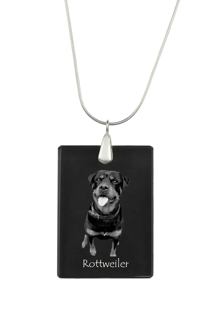 Gioiello Rottweiler Art-Dog | Collana Cristallo Argento Trend 2026