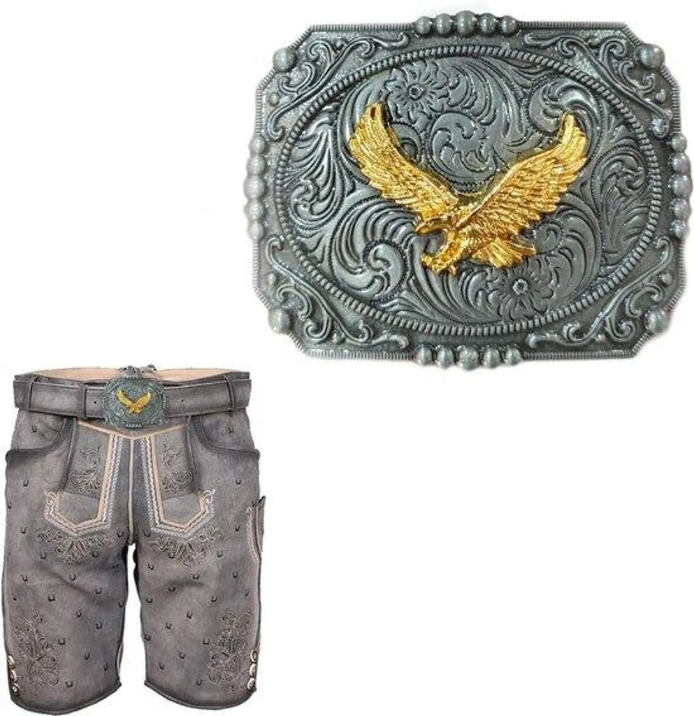 Boucle de ceinture ovale aigle noire solide pour remplacer boucle cassée