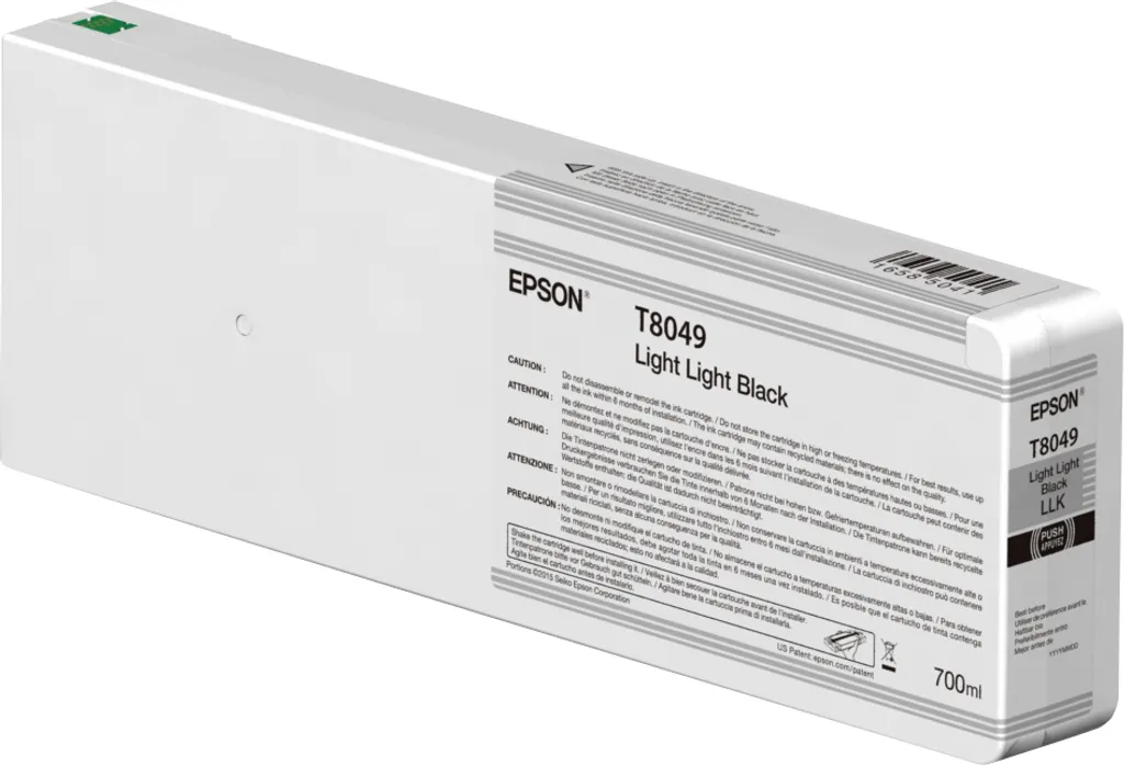 Cartouche Epson T8049 Gris Clair 700ml UltraChrome HDX Haute Densité