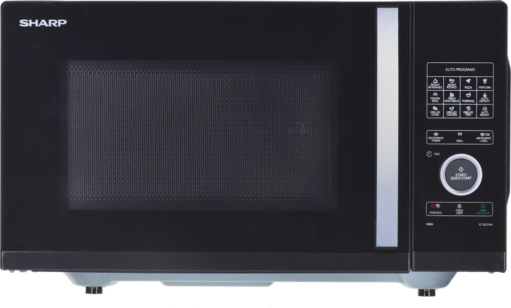 Micro-ondes Sharp 900W et Grill 1000W avec Commande Tactile de 23L