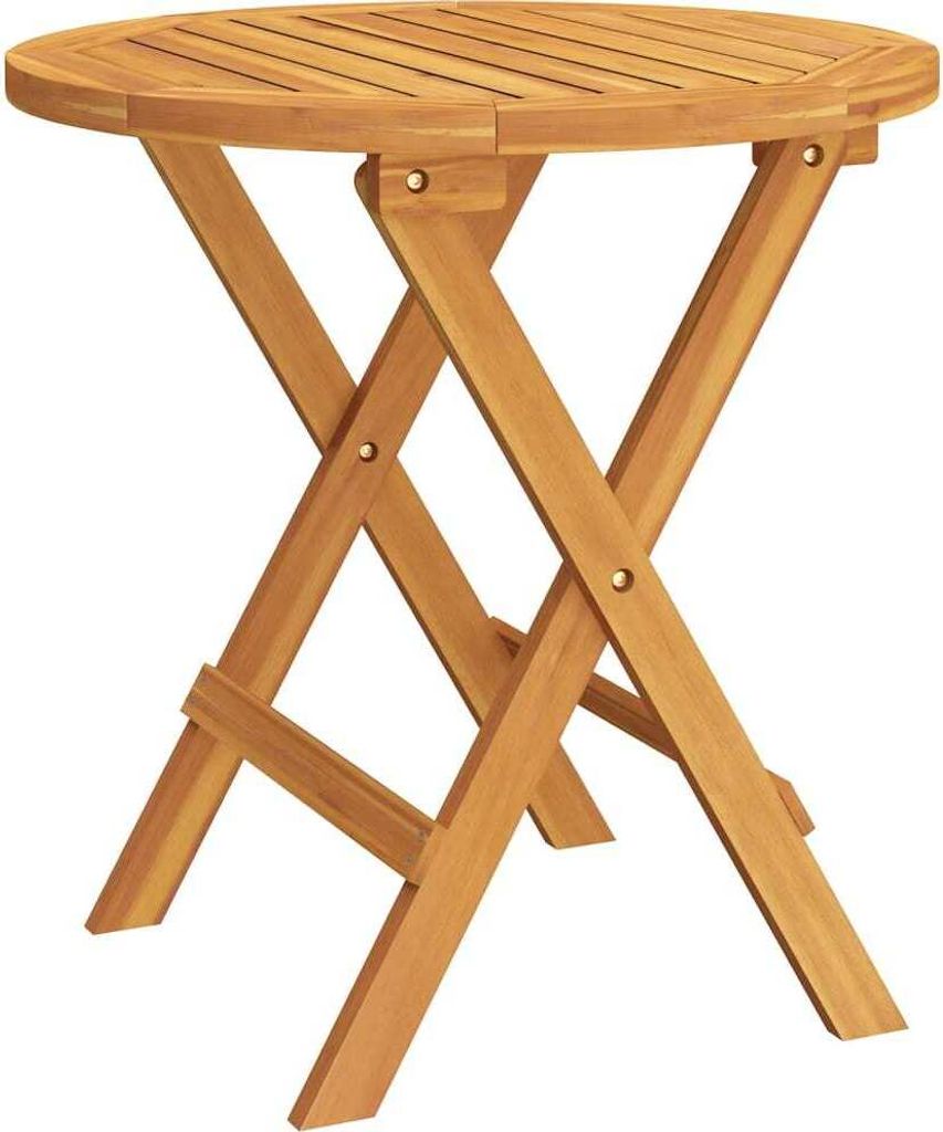 vidaXL Table de bistrot Ø46x47 cm bois massif acacia Image du produit 